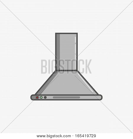 A simple flat icon for additional ventilation at kitchen