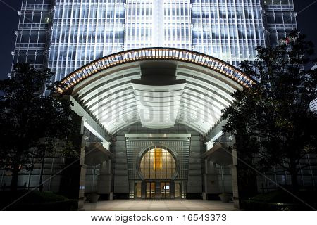Noční pohled lujiazui finanční centra v Šanghaji Číně.