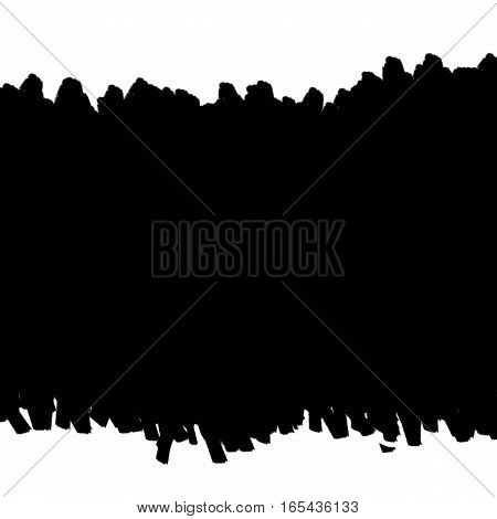 Hand-drawn black permanent marker abstract background on white. Perfect for use as a mask / matte or as a graphic element.