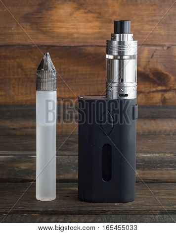 Modern electronic mod vaping device. Vape. ecigarette