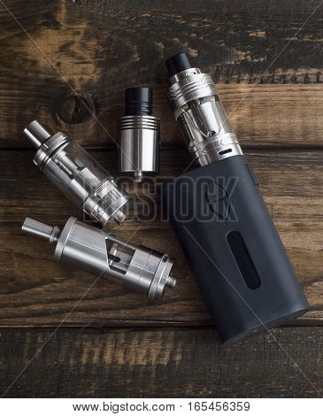 Modern electronic mod vaping device. Vape. ecigarette