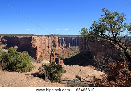 The national park Canyon de Shelly in America