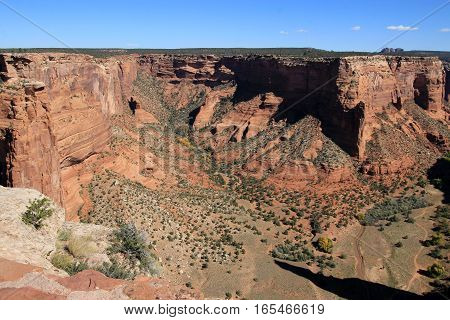 The national park Canyon de Shelly in America