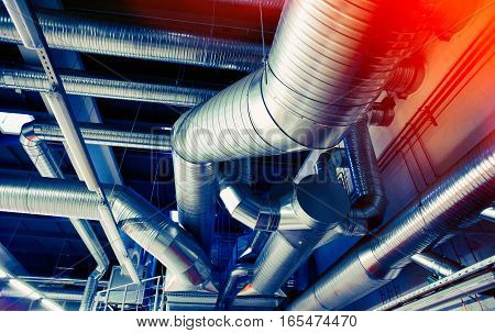 System Of Industrial Ventilating Pipes