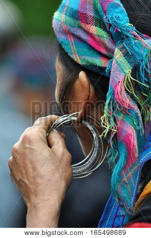 Hmong Woman (chinese Minority) In Sapa, Vietnam