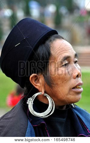Hmong Woman (chinese Minority) In Sapa, Vietnam