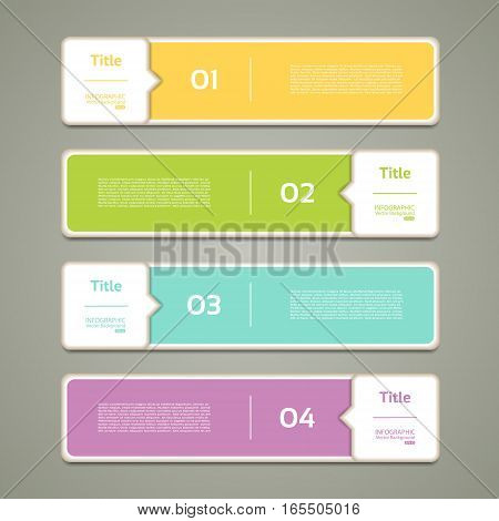 Vector Progress Background / Product Choice or Version. eps 10