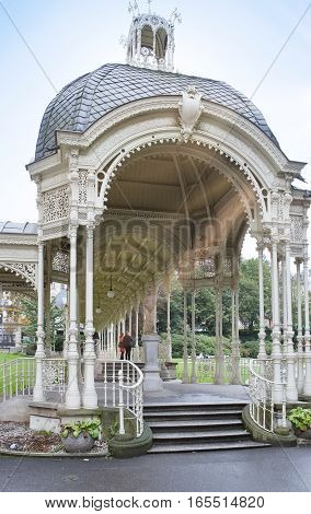 Sadova Colonnade(Garden colonnade end of the XIX century) Karlovy Vary (Carlsbad) Czech Republic