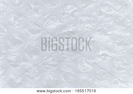 Page of Large Clear Bubbles on bubblewrap packaging material. Packaging with air bubbles - blue texture.