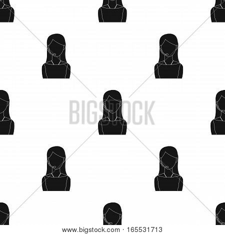 Toastmaster icon in black style isolated on white background. Event service pattern vector illustration.