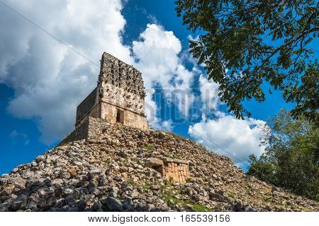 El Mirador Mayan Pyramid, Labna Ruins, Yucatan, Mexico