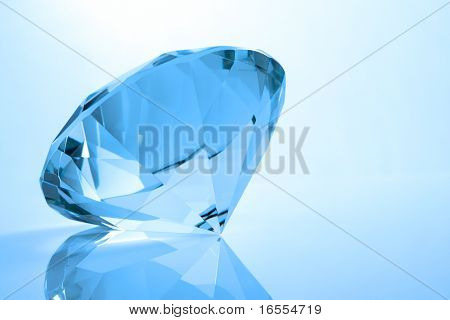 Tónovaný podsvícení jediný diamant s odleskem