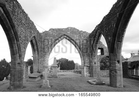 A view of the ruins of Muthill old church