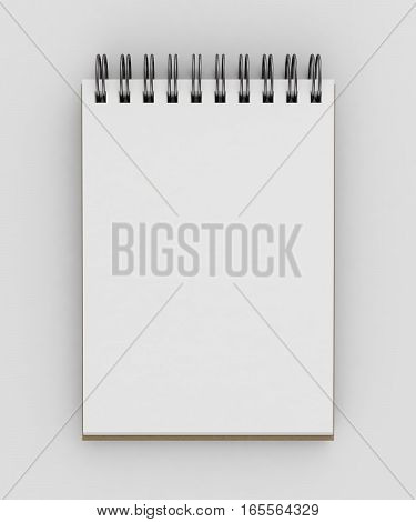 Blank Spiral Notepad