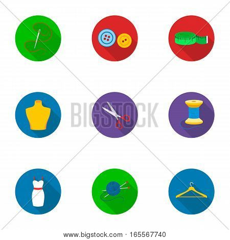 Atelie set icons in flat style. Big collection of atelie vector symbol stock