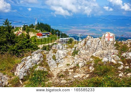 View From Postavarul Massif, Poiana Brasov, Romania