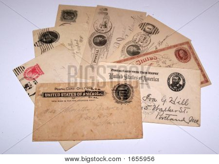 Vintage cartões postais
