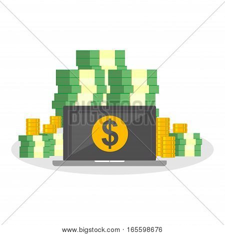Electronic money. Online banking. Online money transaction