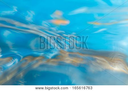 Abstract Macro Of Moving Waves On Luquid