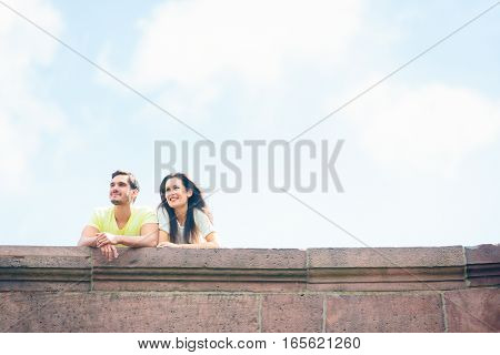 young people having a good day out in the city of heidelberg