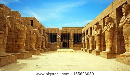 Ancient Temple of Karnak in Luxor, Egypt