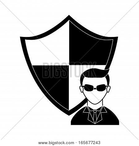 security or safety related icons image vector illustration design