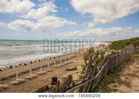 Sabaudia Beach Lazio Italy