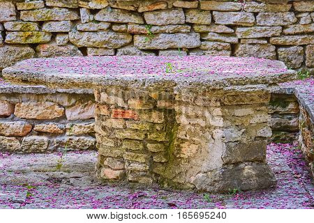 Table In The Garden