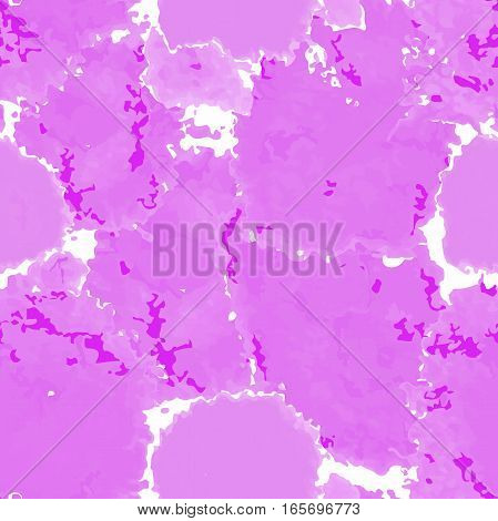 Bright pink texture. Vector murble background. Watercolor hand drawn marbling illustration, aqua print. Colorfull stains. Cover design, trendy graphic, artistic effect. Abstract painting template.