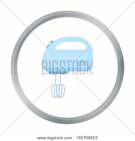 Mixer icon in cartoon style isolated on white background. Household appliance symbol vector illustration.