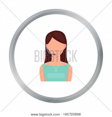 Toastmaster icon in cartoon style isolated on white background. Event service symbol vector illustration.
