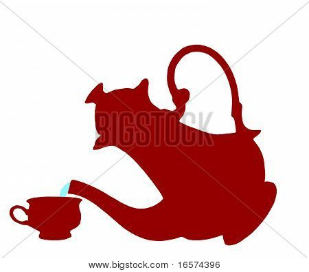 The Teapot And Cup.