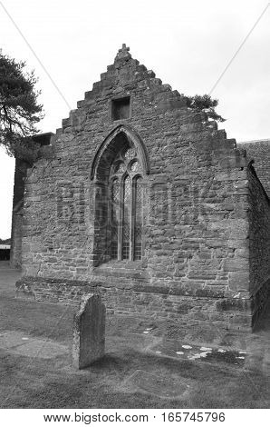 An external view of the medieval Tullibardine chapel