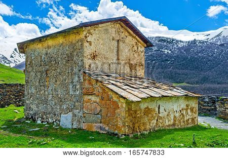 The Church At Shkhara Foot