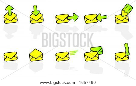 E-Mail icone Set.Eps