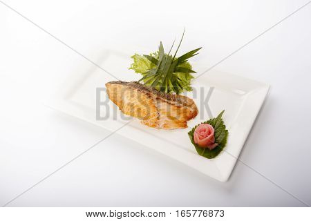 food japanese white, sushi healthy isolated shrimp