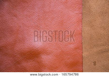 Background Of Genuine Cow Leather