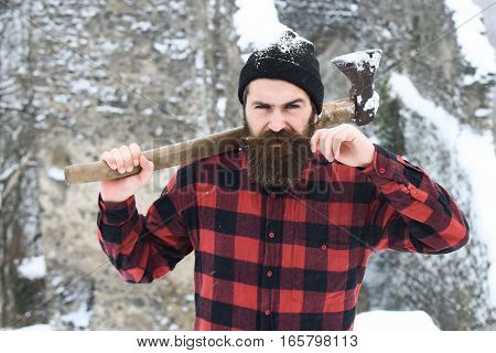Handsome Man Or Lumberjack