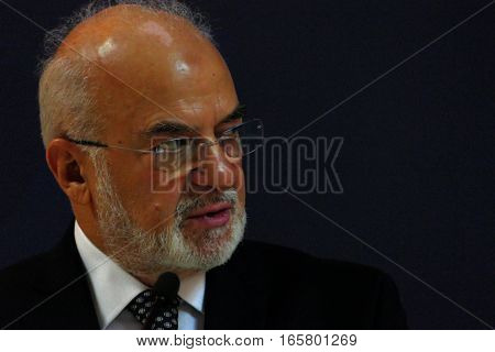 Belgrade, Serbia. January 19Th 2017: Iraq Foreign Minister Dr Ibrahim Al Jaafari In Official Visit T