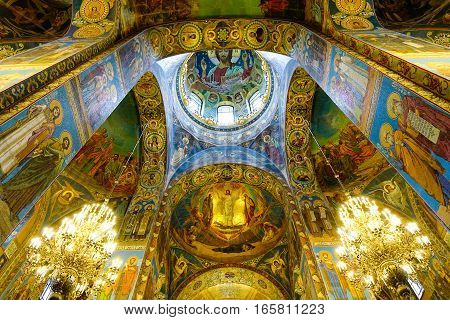 Church Of The Savior On Spilled Blood In Russia