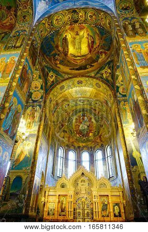 Church Of The Savior On Spilled Blood In Russia