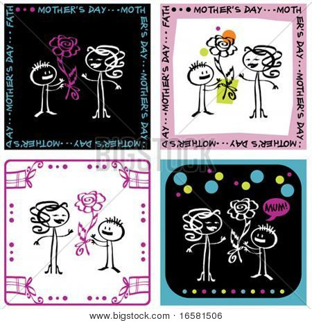 Ilustrace ke dni matek