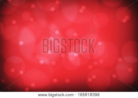 Abstract Red Bokeh blur background.for red background.