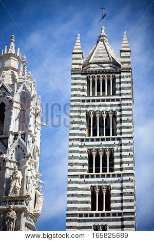 Siena Cathedral In Tuscany, Italy