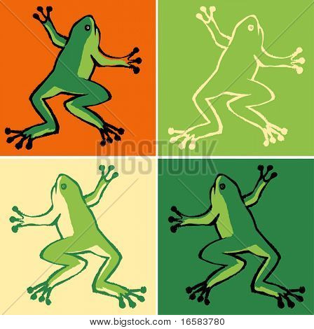 Animal ritning - groda