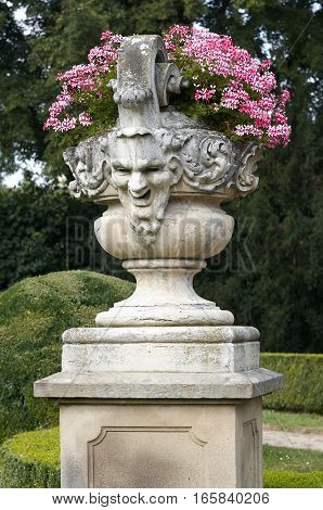 Baroque plant container - Buchlovice castle garden