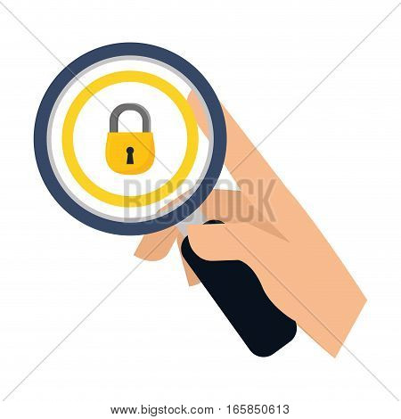 security or privacy related icons image vector illustration design