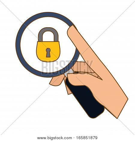 security or privacy related icons image vector illustration design