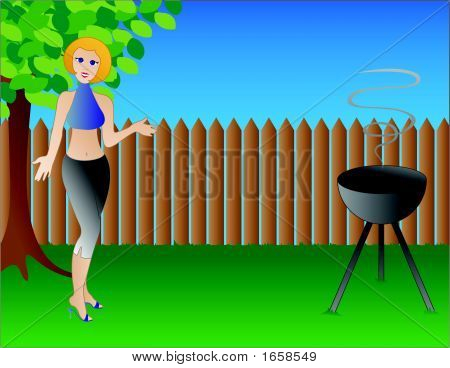Dame de BBQ