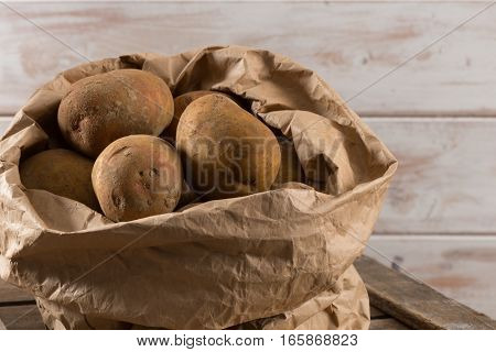 Potatoes In A Paper Sack